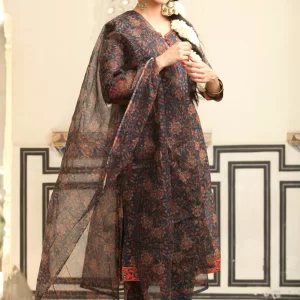 Rajnandini Women Cotton Printed Readymade Salwar Suit