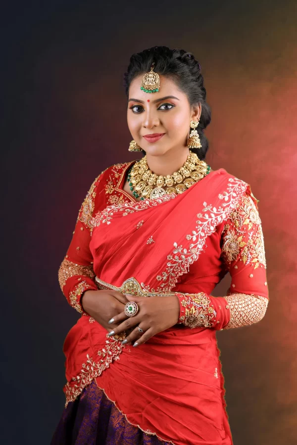 Chanderi Cotton Saree with Ethnic Border