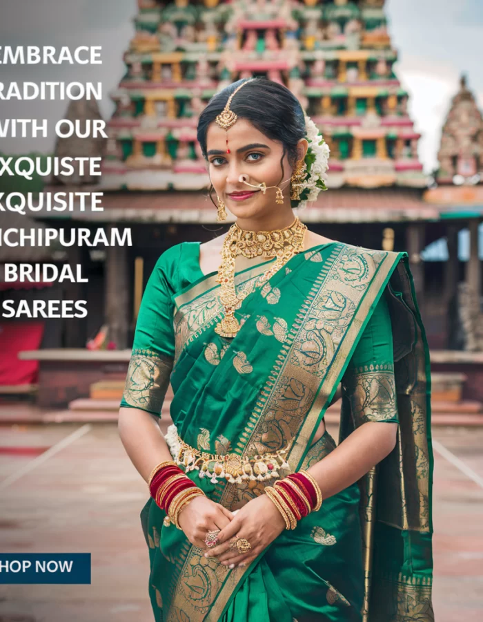 Kanchi Pattu Saree with Classic Border