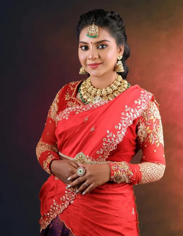 Chanderi Cotton Saree with Ethnic Border